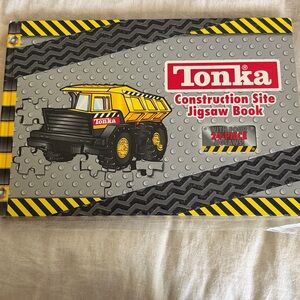 Tonka Construction Site Jigsaw Book - Yellow and Black